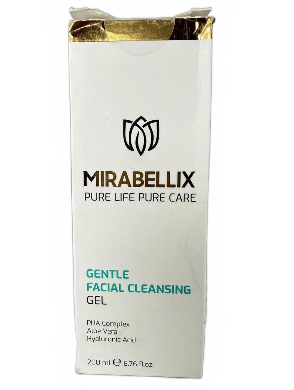 2/$60 ✨ Mirabellix Gentle Facial Cleansing Gel 200ml PHA Aloe Hyaluronic NIB